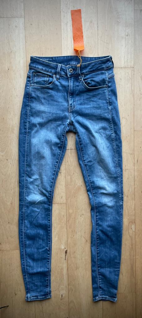 G Star Raw High Skinny jeans W27 L32, Ophalen of Verzenden, Zo goed als nieuw, Blauw, W27 (confectie 34) of kleiner