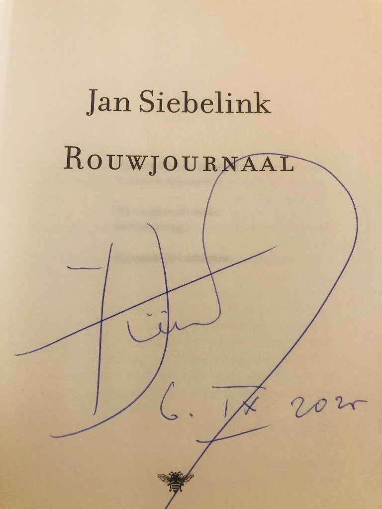 Gesigneerd, Jan Siebelink, Rouwjournaal, Jan Siebelink, Nieuw, Ophalen of Verzenden, Nederland