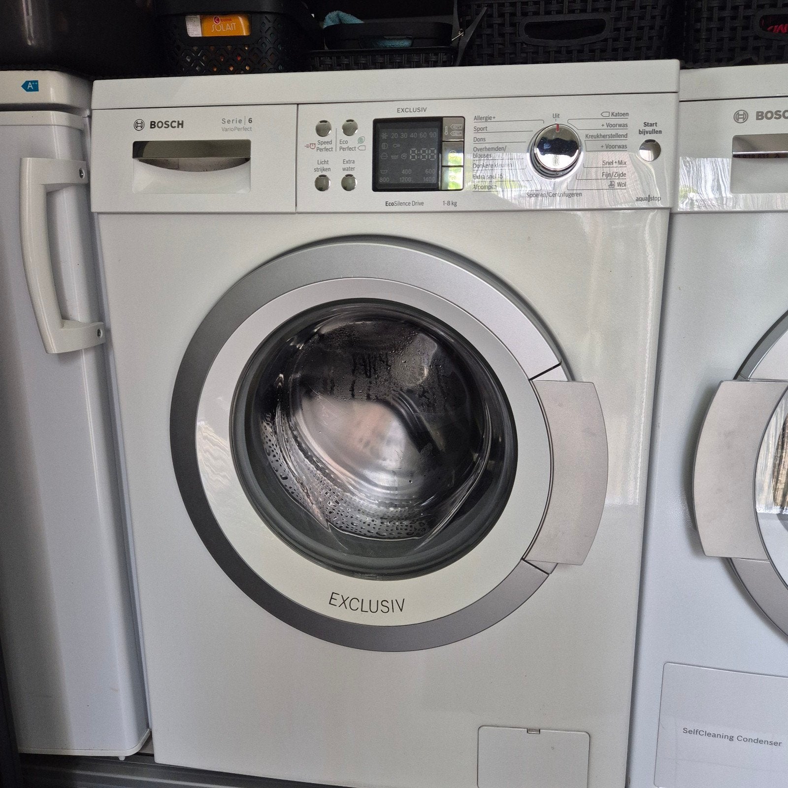 Bosch Serie | 6 Exclusiv Wasmachine - 8 kg, 1400 toeren, Ophalen, Gebruikt, Wolwasprogramma, Voorlader