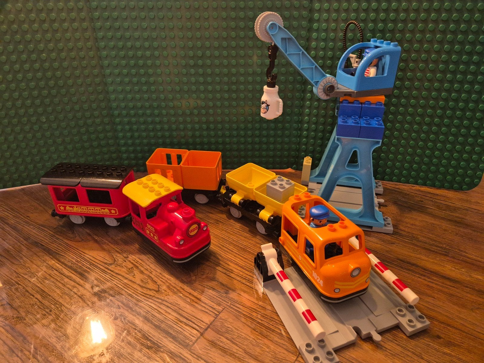 Grote LEGO Duplo Treinset met veel extra's!, Kinderen en Baby's, Speelgoed | Duplo en Lego, Ophalen, Overige thema's, Zo goed als nieuw