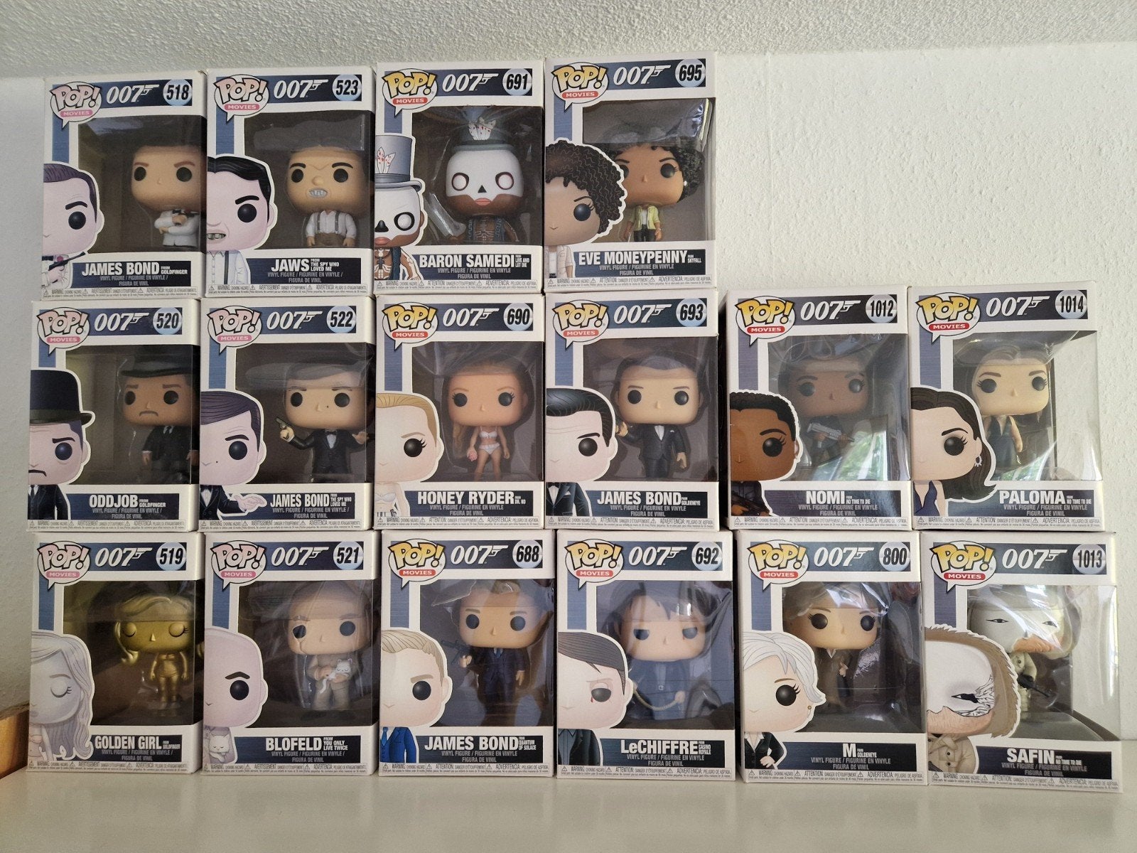 FUNKO POP ... 16 verschillende James Bond 007 vanaf €10 pst., Verzamelen, Ophalen, Nieuw