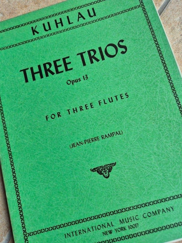 Bladmuziek 3 of meer fluiten/altblokfluiten 12 x, Dwarsfluit of Piccolo, Klassiek, Overige soorten, Ophalen of Verzenden
