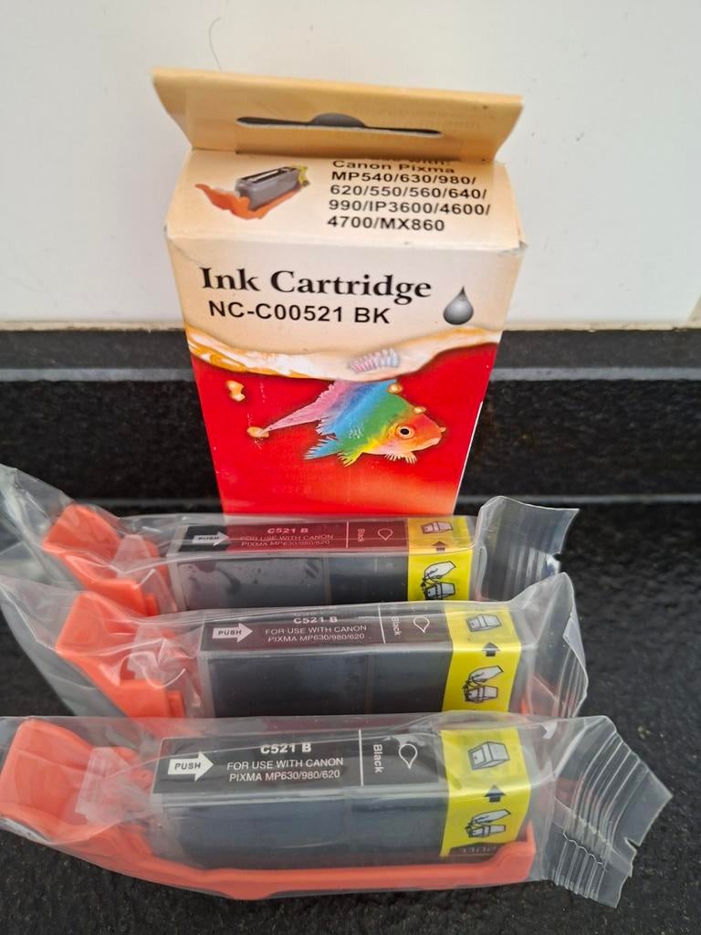 Inkt cartridges 521, Ophalen of Verzenden, Nieuw