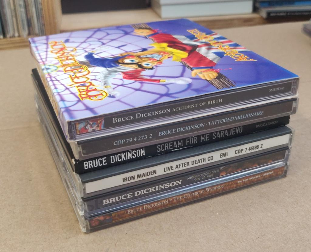 6 cd lron maiden Bruce dickerson, Ophalen of Verzenden, Zo goed als nieuw