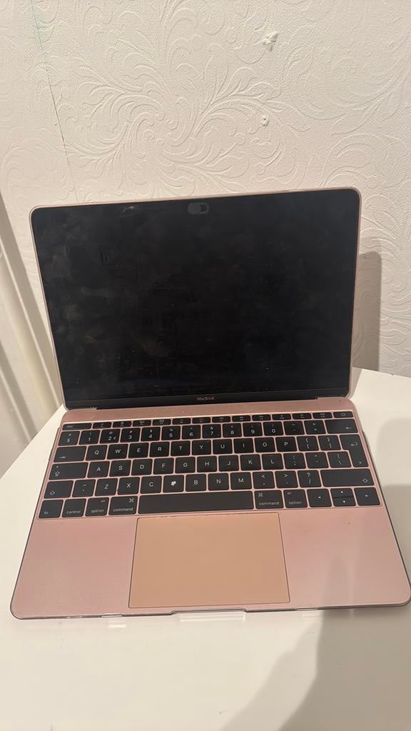 Macbook rose gold (retina, 12 inch, early 2016), Gebruikt, 256 GB, Qwerty, 8 GB