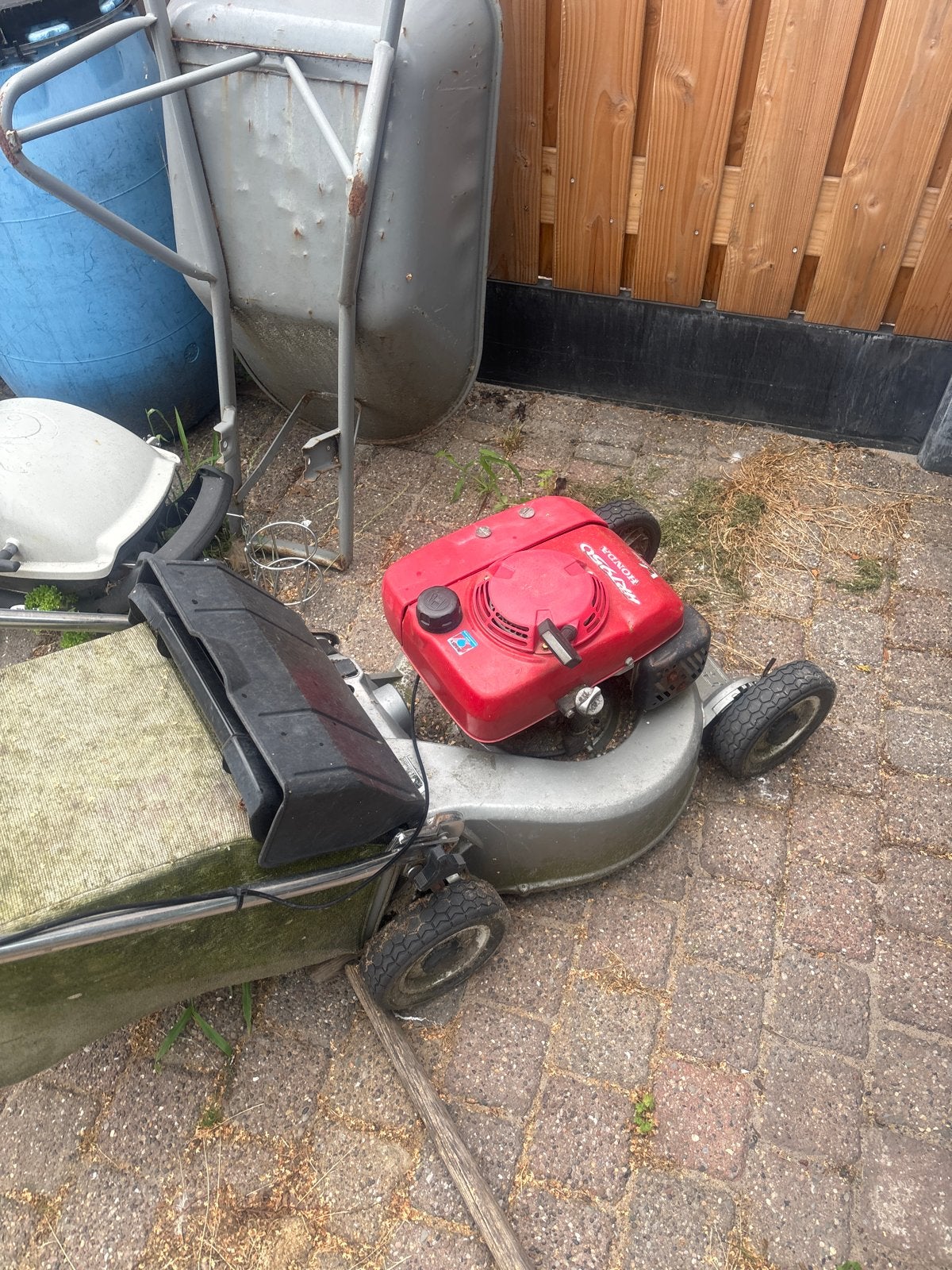 Honda grasmaaier met opvangzak, Ophalen, Cirkelmaaier, Gebruikt, 40 t/m 49 cm