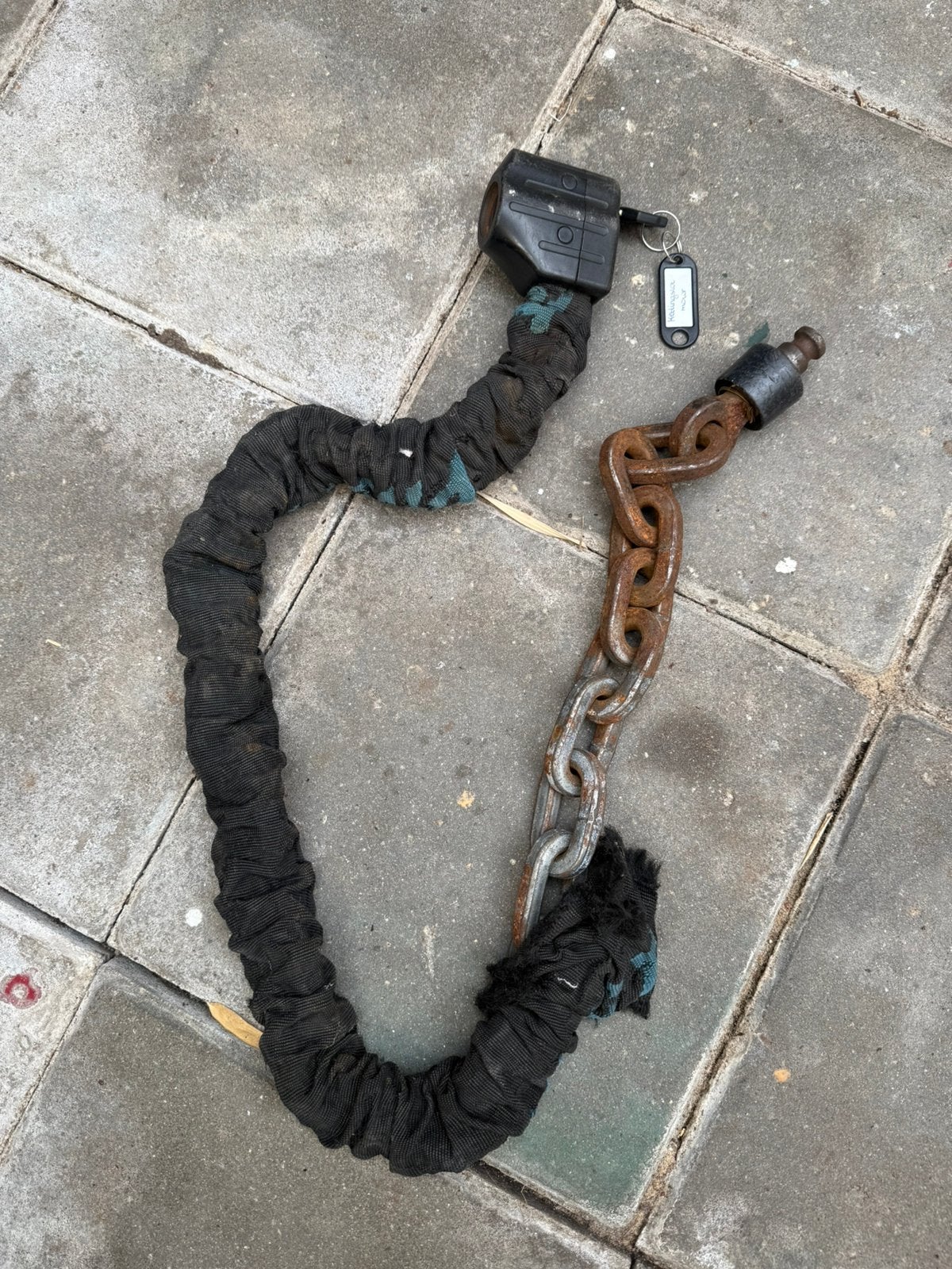 Zwaar kettingslot Art gekeurd, Motoren, Accessoires | Sloten, Ophalen, Gebruikt
