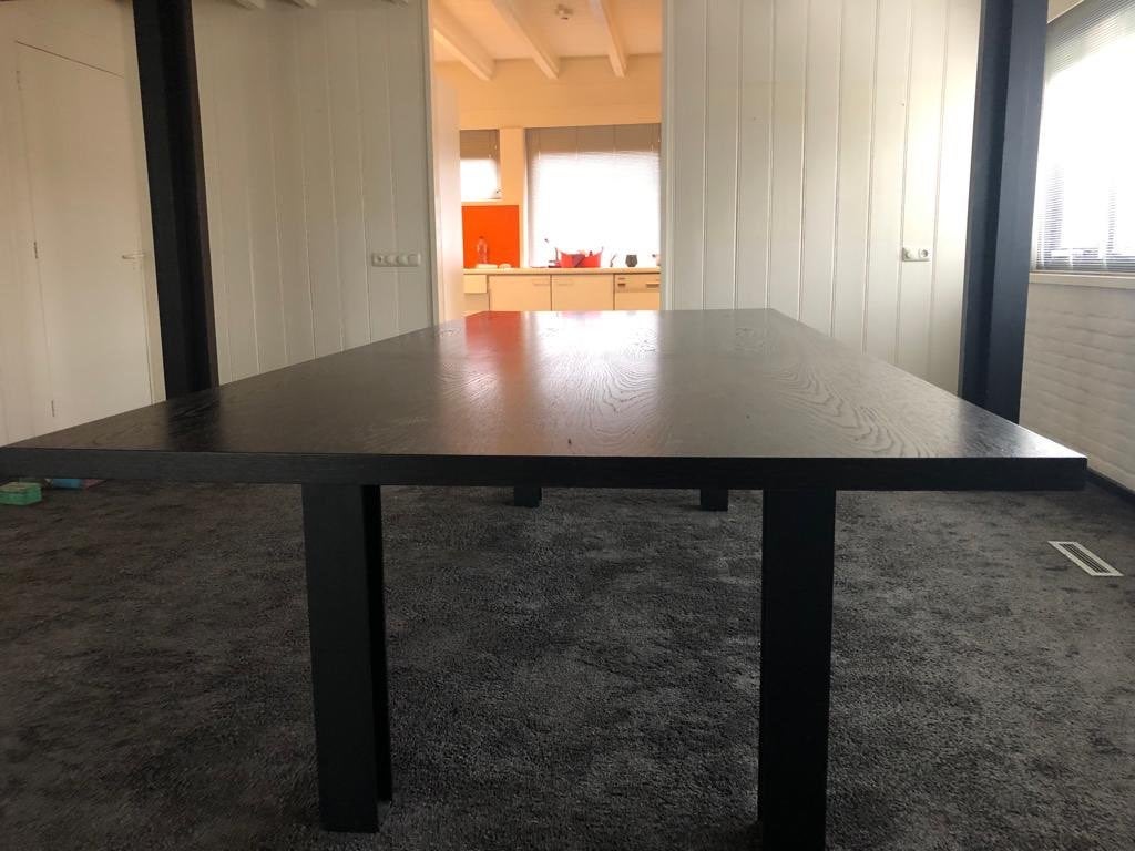 Grote eettafel design, Ophalen, Gebruikt, 100 tot 150 cm, Design