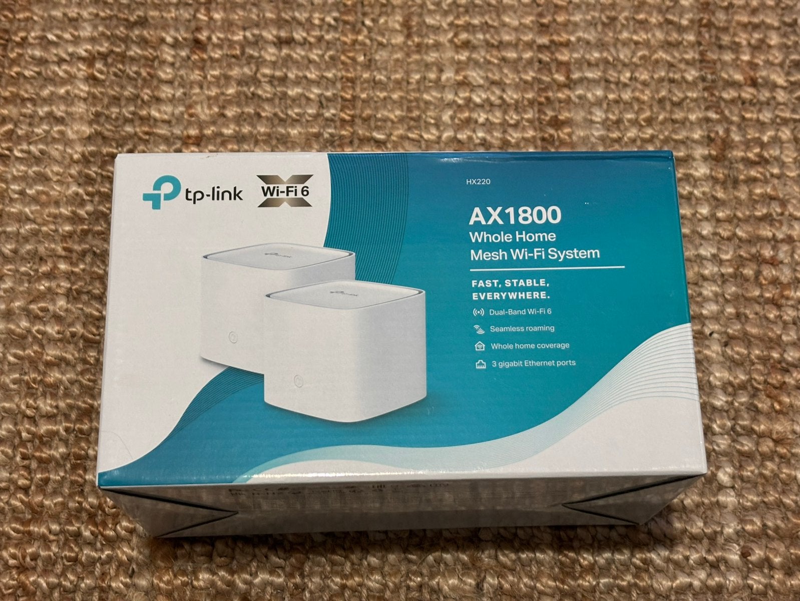 TP-Link HX220 AX1800 WiFi 6 – WiFi Mesh Systeem, Ophalen of Verzenden, Zo goed als nieuw