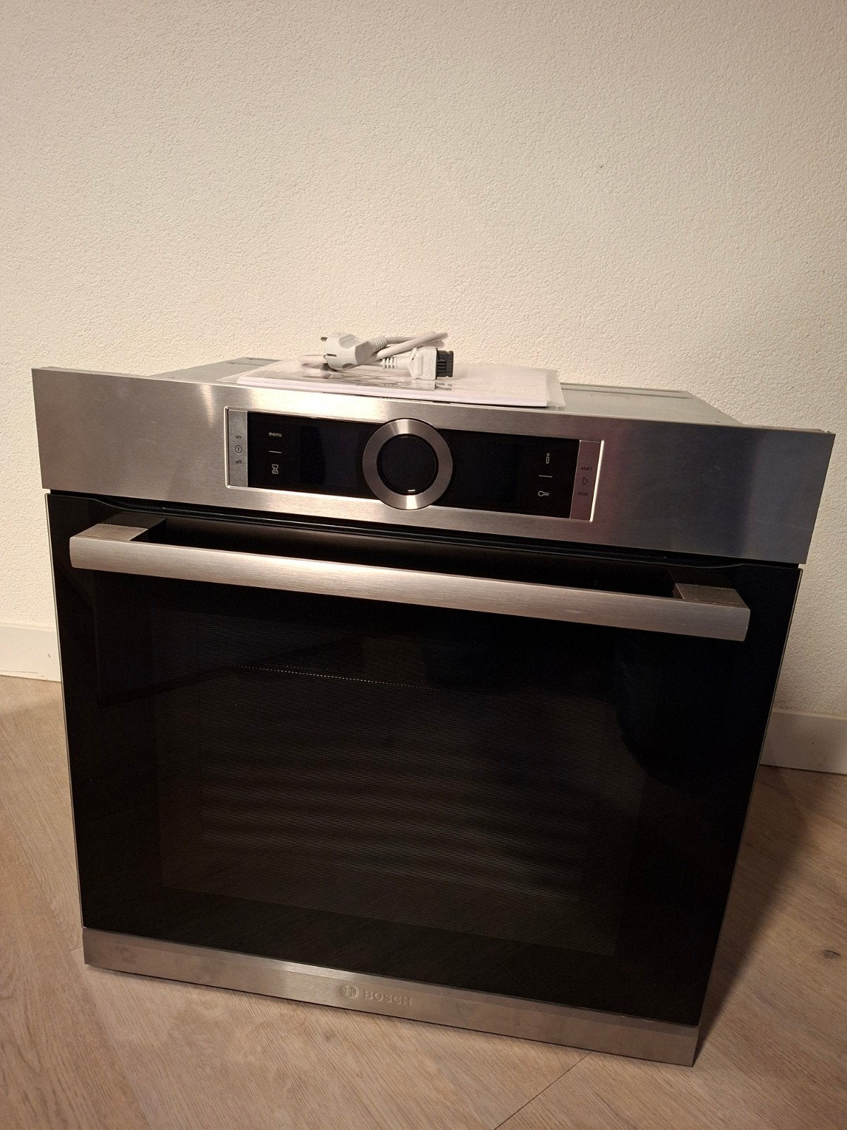 Luxe Bosch Combi-oven/Magnetron HMG636NS1 - Z.g.a.n., Witgoed en Apparatuur, Ophalen, 60 cm of meer, Bosch, Inbouw