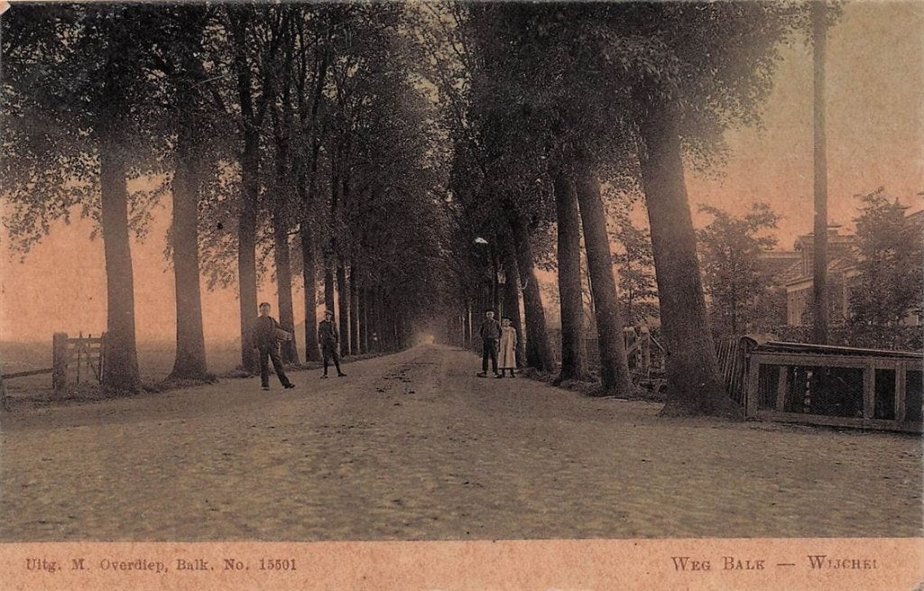 702-121-007 Weg Balk Wijckel, Verzamelen, Verzenden, Voor 1920, Friesland