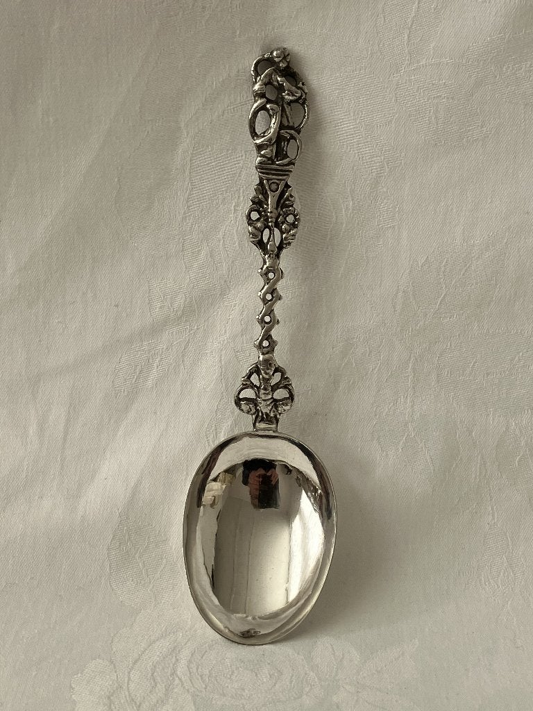 Oude zilveren gelegenheidslepel De Hoop, Antiek en Kunst, Verzenden, Zilver