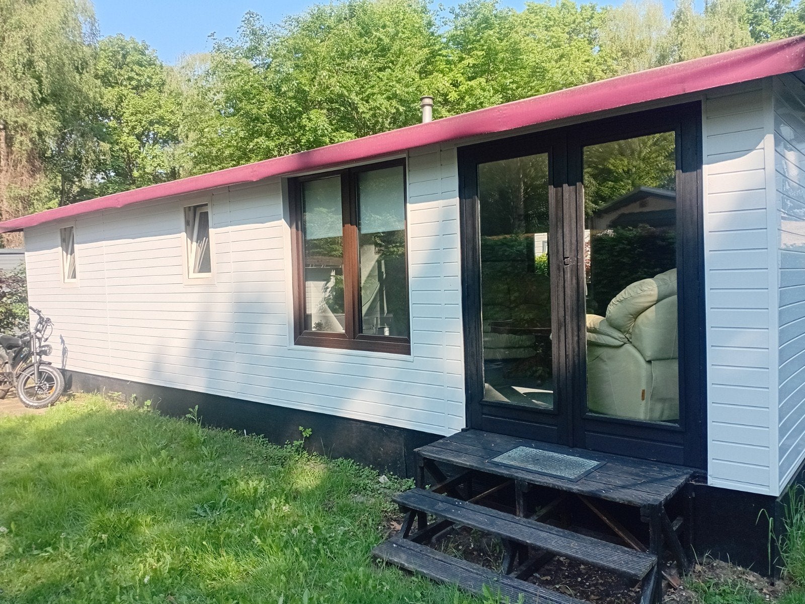 Gezellig chalet met tuin camping Reigershorst.