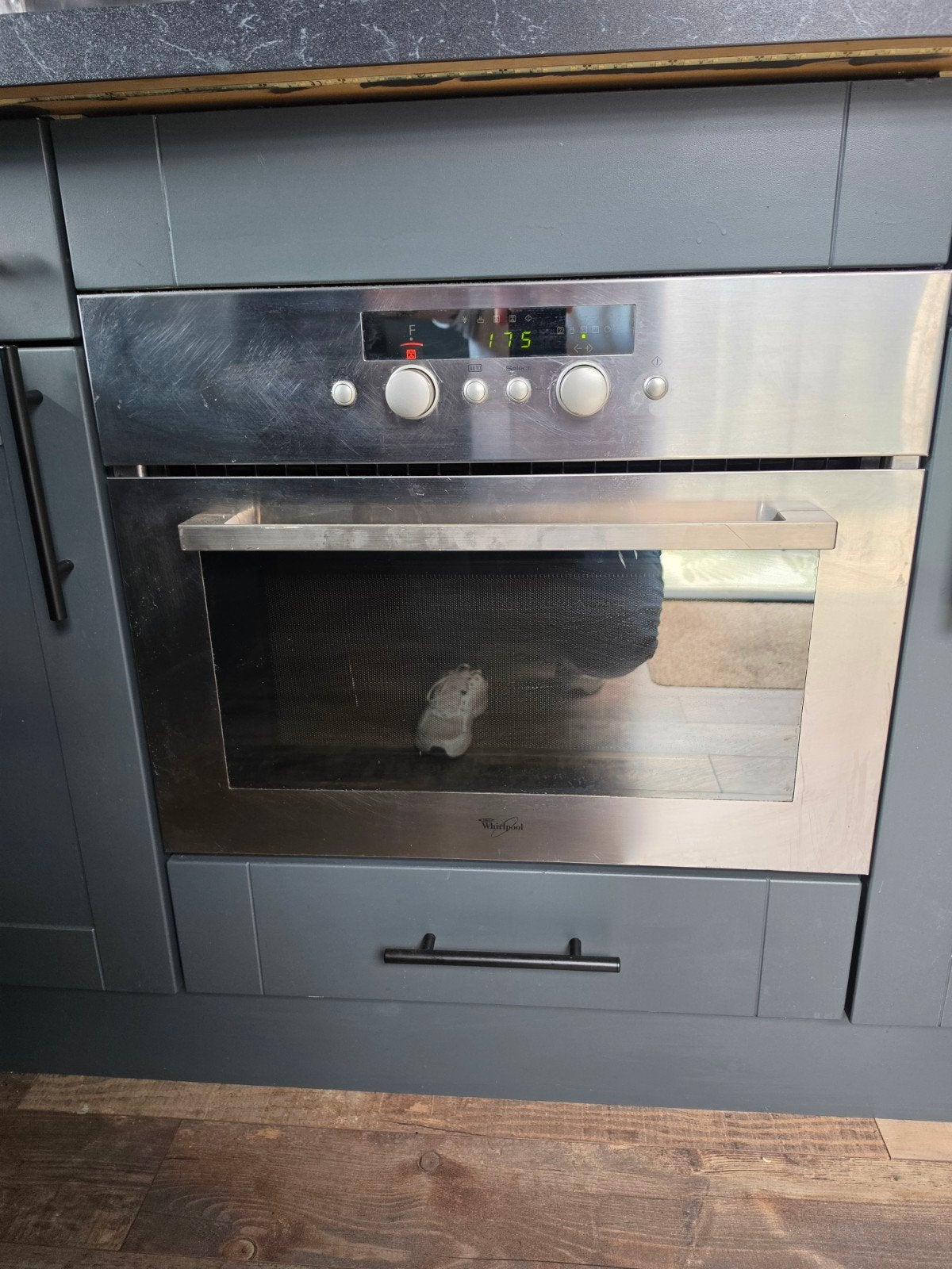 Whirlpool AMW 528/IA Inbouw Combimagnetron - Gebruikt, Witgoed en Apparatuur, Magnetrons, Ophalen, Gebruikt, Hete lucht, Inbouw