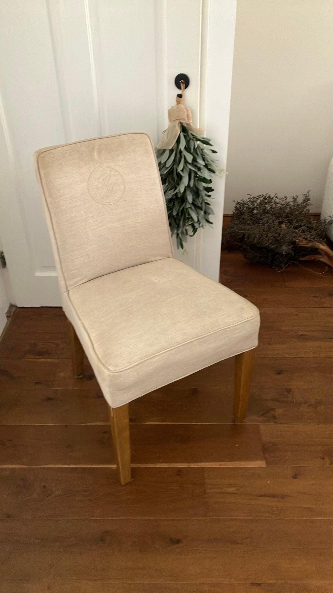 Riviera maison stoel, Huis en Inrichting, Ophalen, Gebruikt, Leuke stoel van RM, Stof