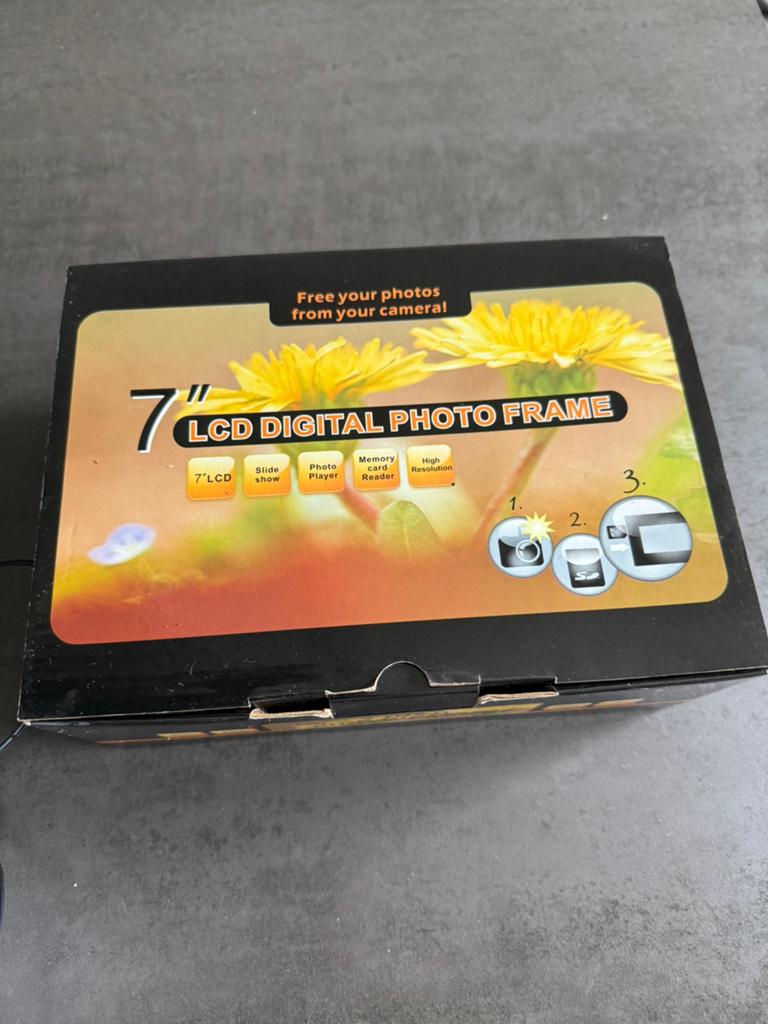 Lcd digital photo frame, Ophalen of Verzenden
