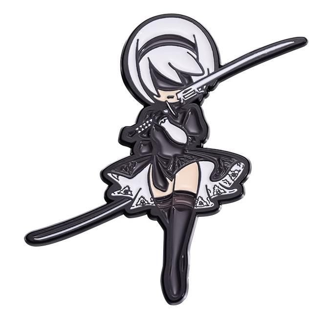 Anime Nier Automata 2b Yorha Enamel Pin broche, Verzamelen, Stripfiguren, Verzenden, Kuifje, Nieuw, Beeldje of Figuurtje
