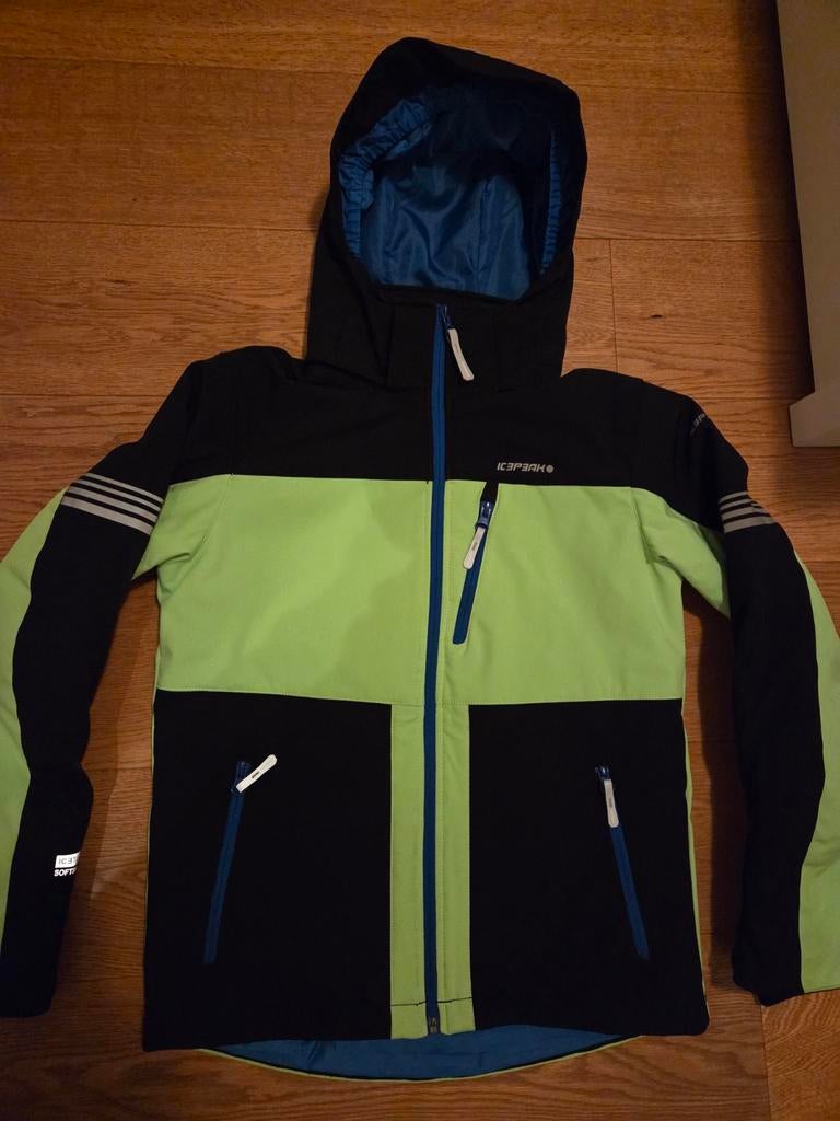 Ski-jas Icepeak zwart/groen maat 152, Kinderen en Baby's, Kinderkleding | Maat 152, Jongen of Meisje, Nieuw, Ophalen of Verzenden
