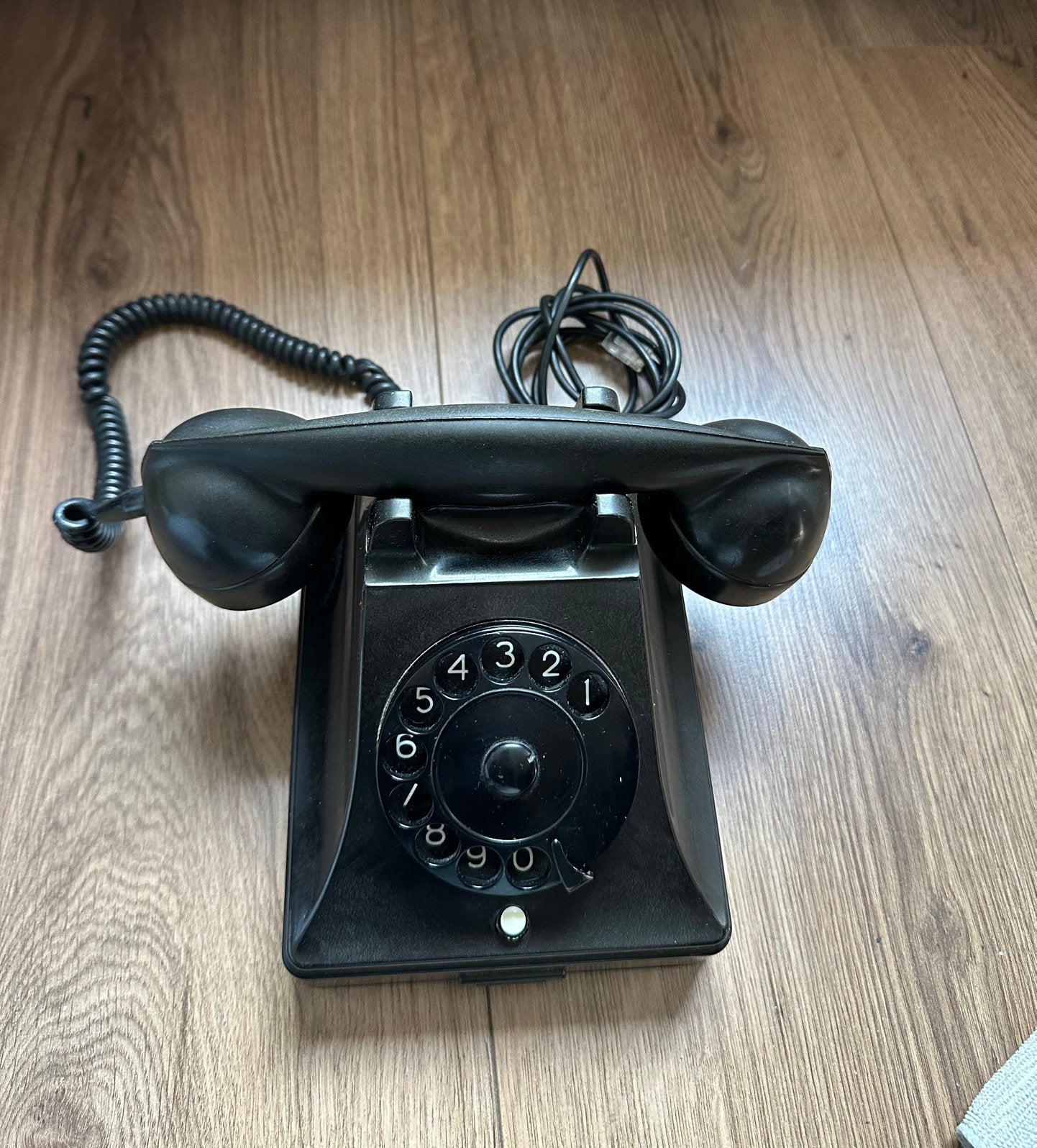 Vintage PTT Bakelieten Telefoon met Draaischijf, Ophalen of Verzenden, Gebruikt, Bakeliet