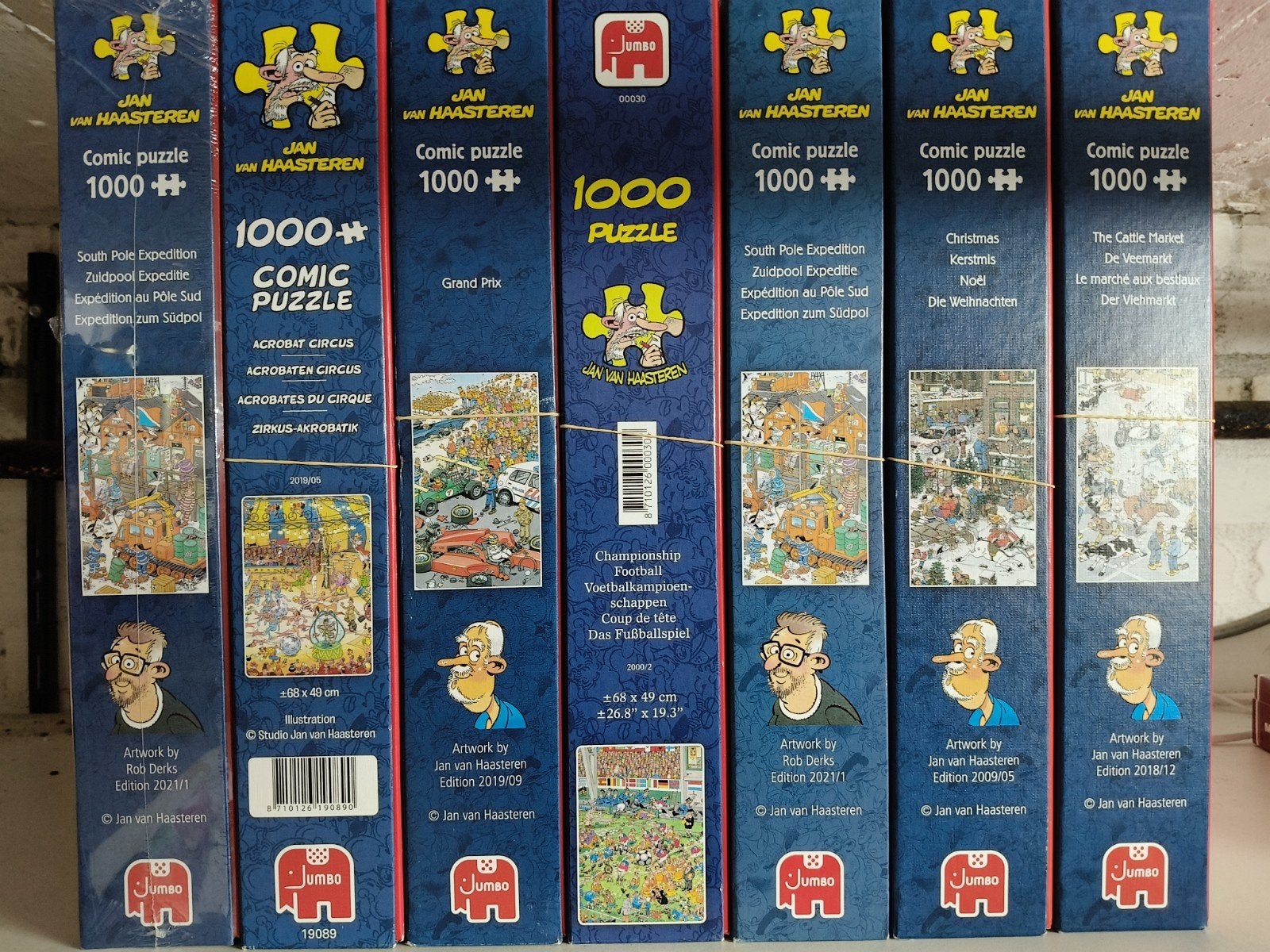 Diverse Jan van Haasteren puzzels, Ophalen, 500 t/m 1500 stukjes, Zo goed als nieuw