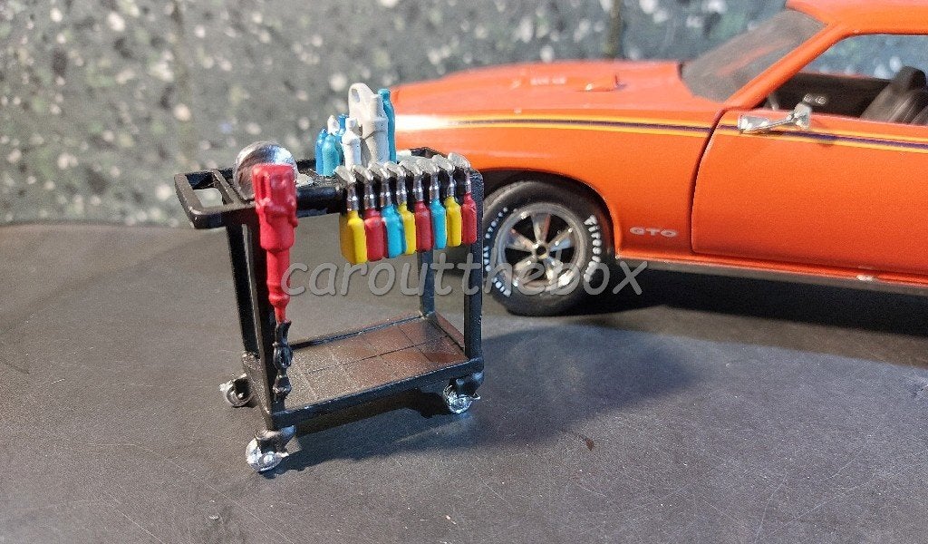 Diorama figuur Detailing cart - 1:18 Amer. diorama AD594, Verzenden, Nieuw, Groter dan 1:35, Figuur of Figuren