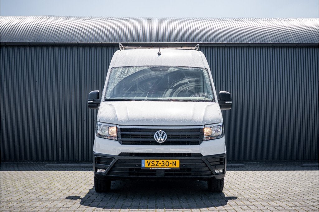 Volkswagen Crafter 2.0 TDI L4H3 140PK | Cruise | 360° camer, Auto's, Bestelauto's, Stof, Gebruikt, 4 cilinders, Volkswagen