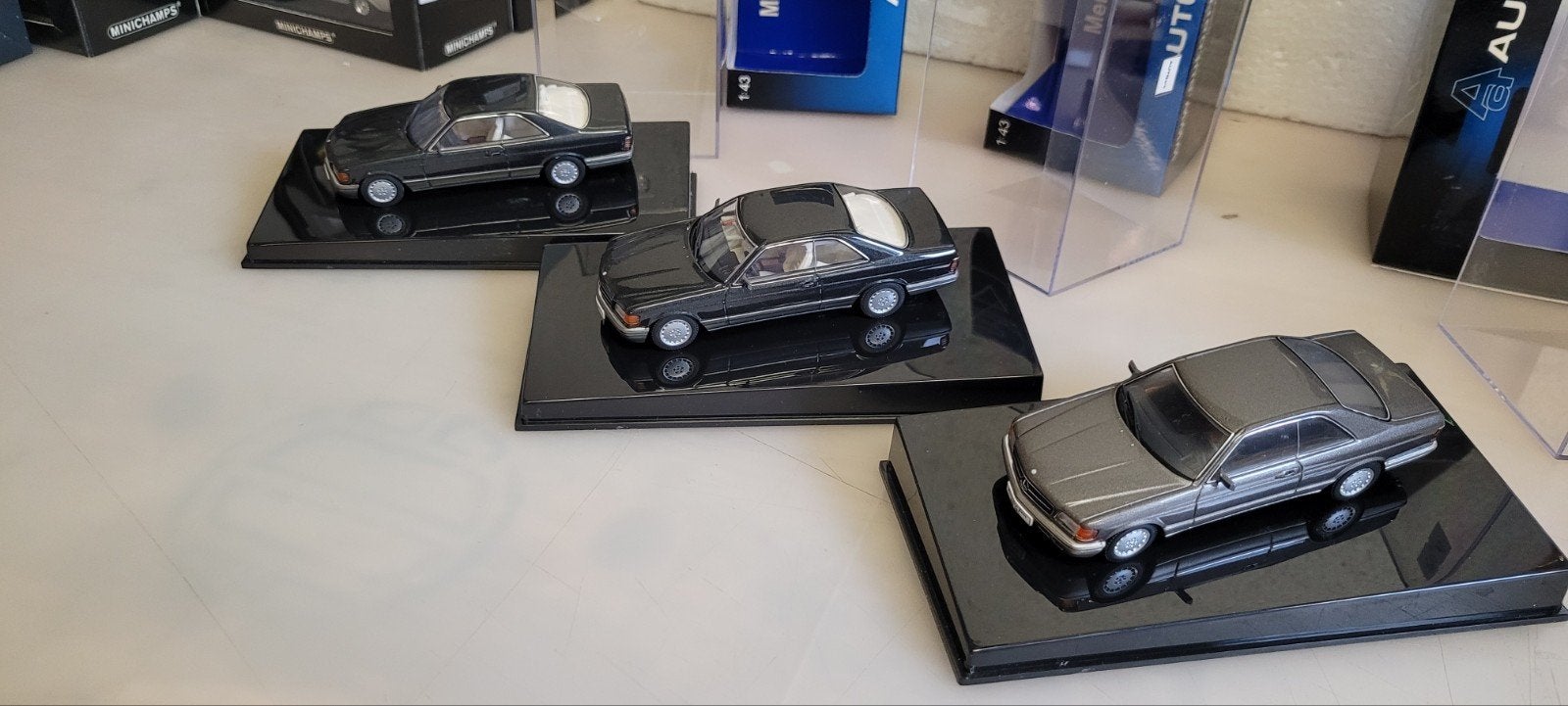 autoart Mercedes 500 SEC, Hobby en Vrije tijd, Ophalen of Verzenden, Zo goed als nieuw, Auto, Overige merken