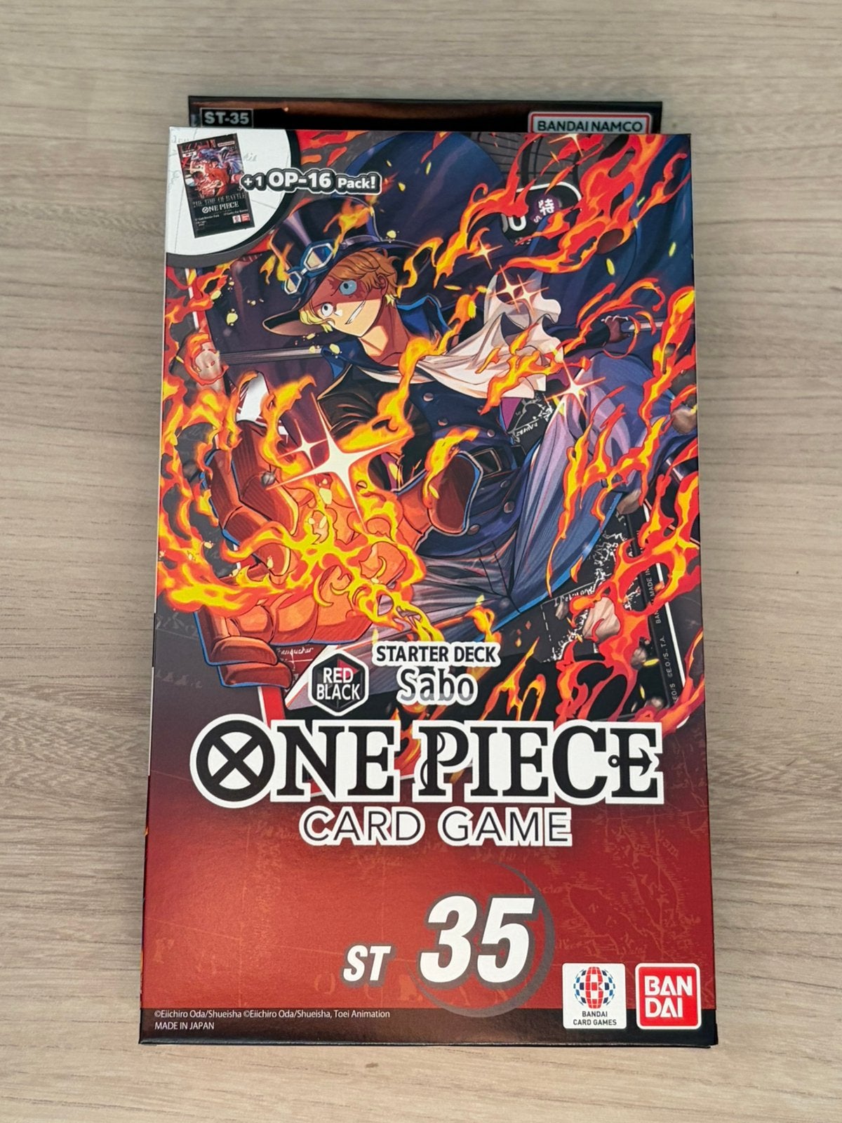 ST-35 Sabo Starter Deck Red Black One Piece Card Game
