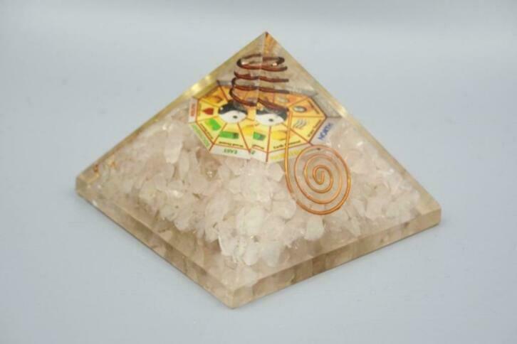 Rozenkwarts orgoniet piramide, Ophalen of Verzenden, Mineraal