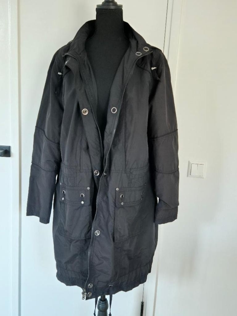 Ulla Popken jas - Maat 46/48 (XL, Zwart, Ulla Popken, Ophalen of Verzenden, Jas of Mantel