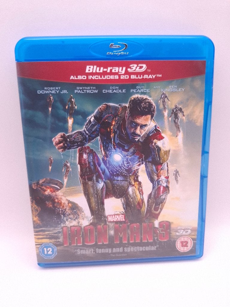 iron man 3 - 3d + 2d blu-ray, Film, Actie, Ophalen of Verzenden, Frans
