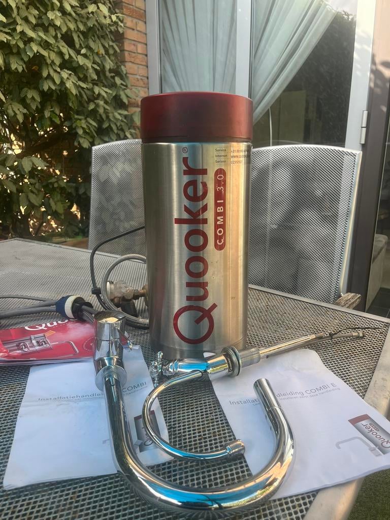 Quooker COMBI 3.0 + 2 kranen, Minder dan 20 liter, Boiler, Ophalen of Verzenden, Minder dan 3 jaar oud