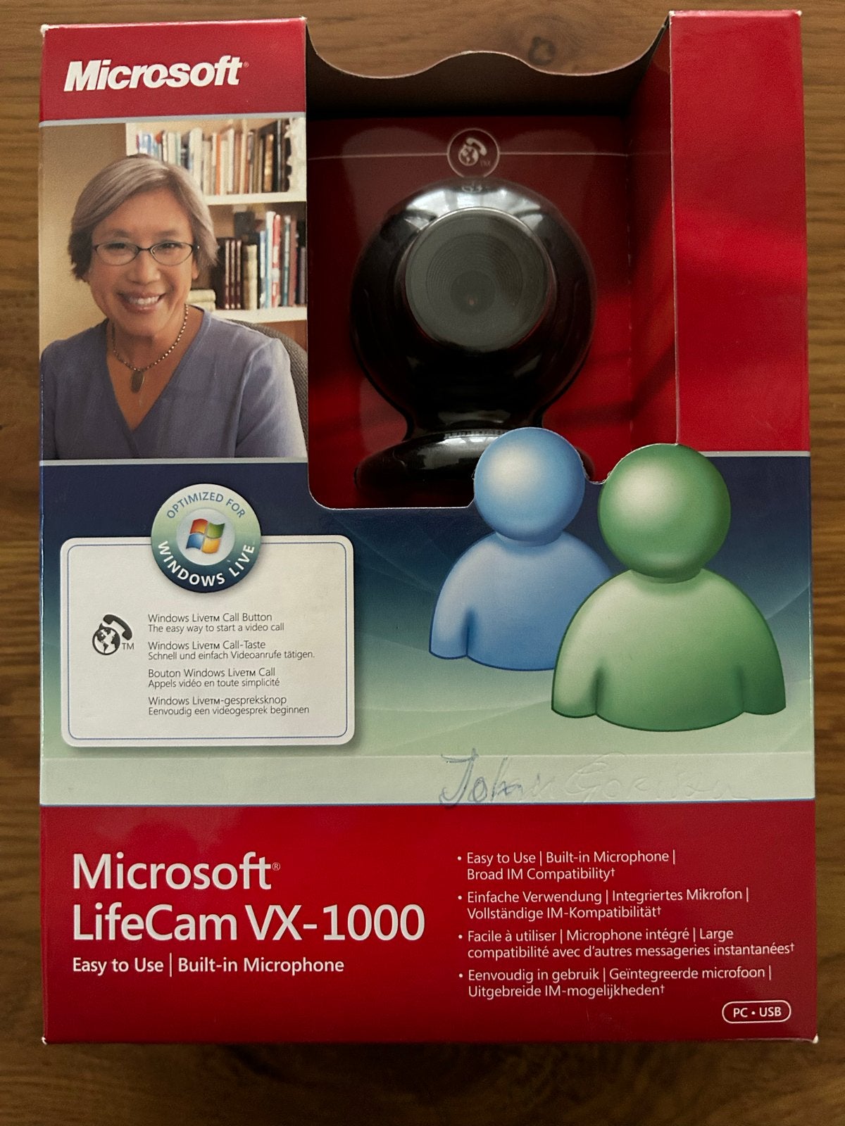Microsoft LifeCam VX-1000 Webcam - Nieuw in doos, Computers en Software, Nieuw, Ophalen of Verzenden, Windows, Monitorclip