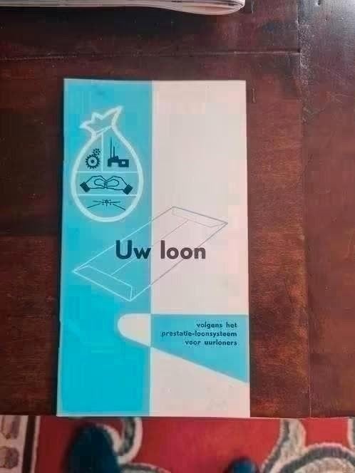 Uw Loon - Folder over Prestatie-Loonsysteem voor Uurloners, Ophalen of Verzenden, Gelezen, Onbekend, Folder