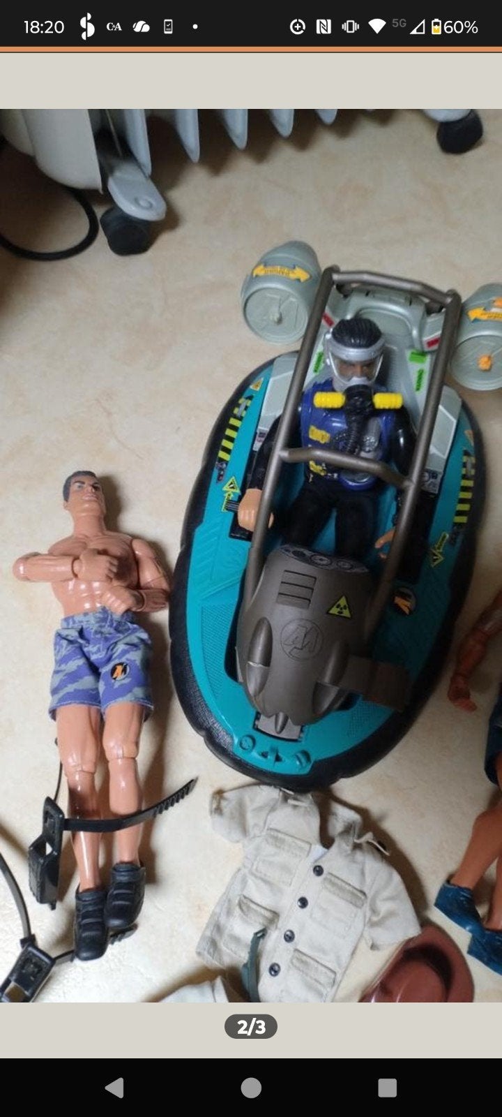 Actiefiguren en voertuig - Max Steel / Action Man, Ophalen of Verzenden, Gebruikt