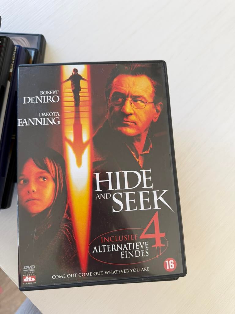 Dvd Hide and Seek (Robert de Niro/Dakota Fanning), Cd's en Dvd's, Vanaf 16 jaar, Ophalen of Verzenden, Zo goed als nieuw, Spoken en Geesten