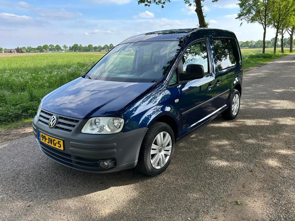 Volkswagen Caddy 1.6 Life 75KW Combi 2009 Blauw, Voorwielaandrijving, 4 cilinders, Blauw, Handgeschakeld