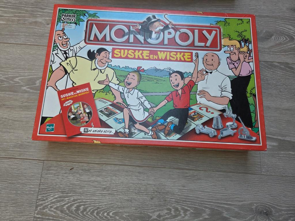 Suske en Wiske - Monopoly + boekje, Verzamelen, Stripfiguren, Ophalen of Verzenden, Suske en Wiske, Gebruikt, Boek of Spel