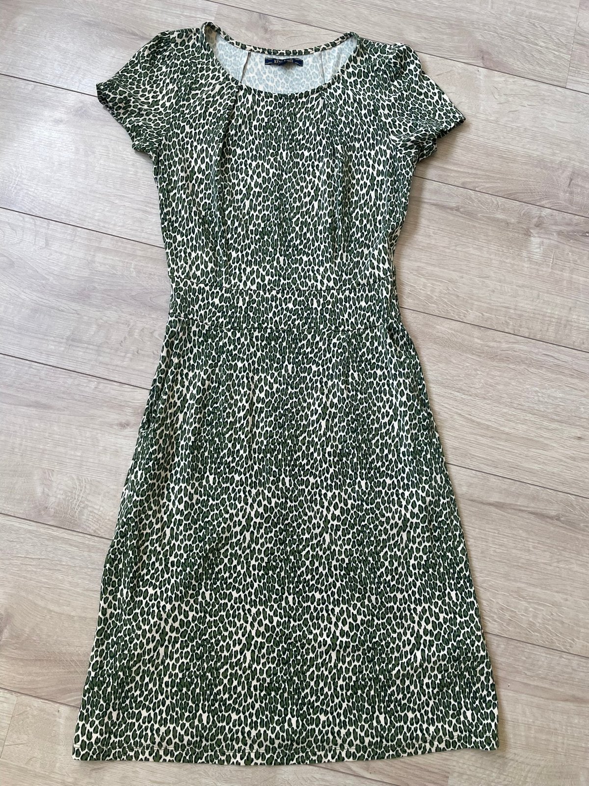 Mona dress purr King Louie maat S, Kleding | Dames, Jurken, Blauw, Ophalen of Verzenden, Zo goed als nieuw, Knielengte