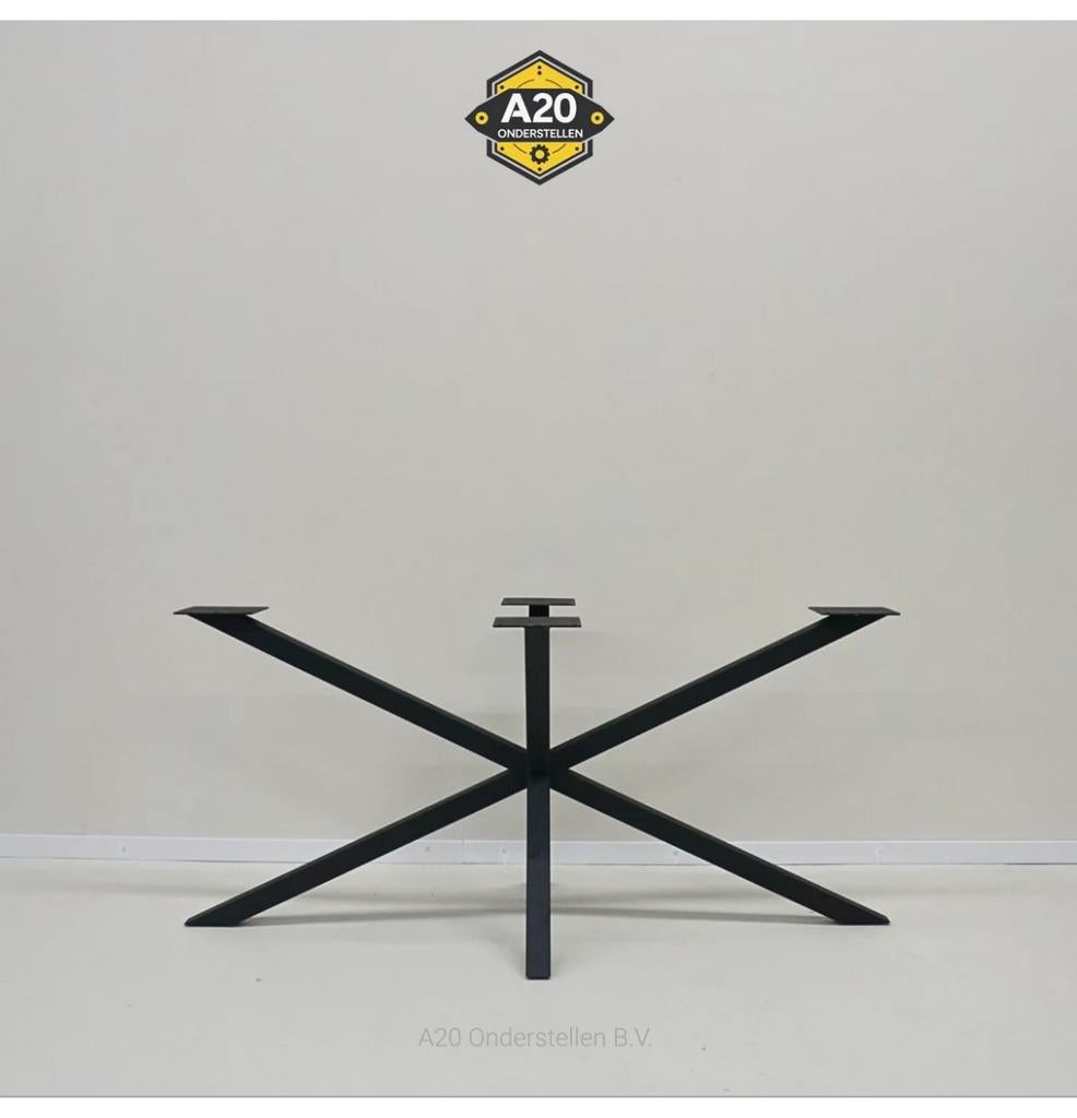 Matrix tafelpoot kruispoot spinpoot koker 5x5 cm zwart tafel, Ophalen of Verzenden, Zo goed als nieuw