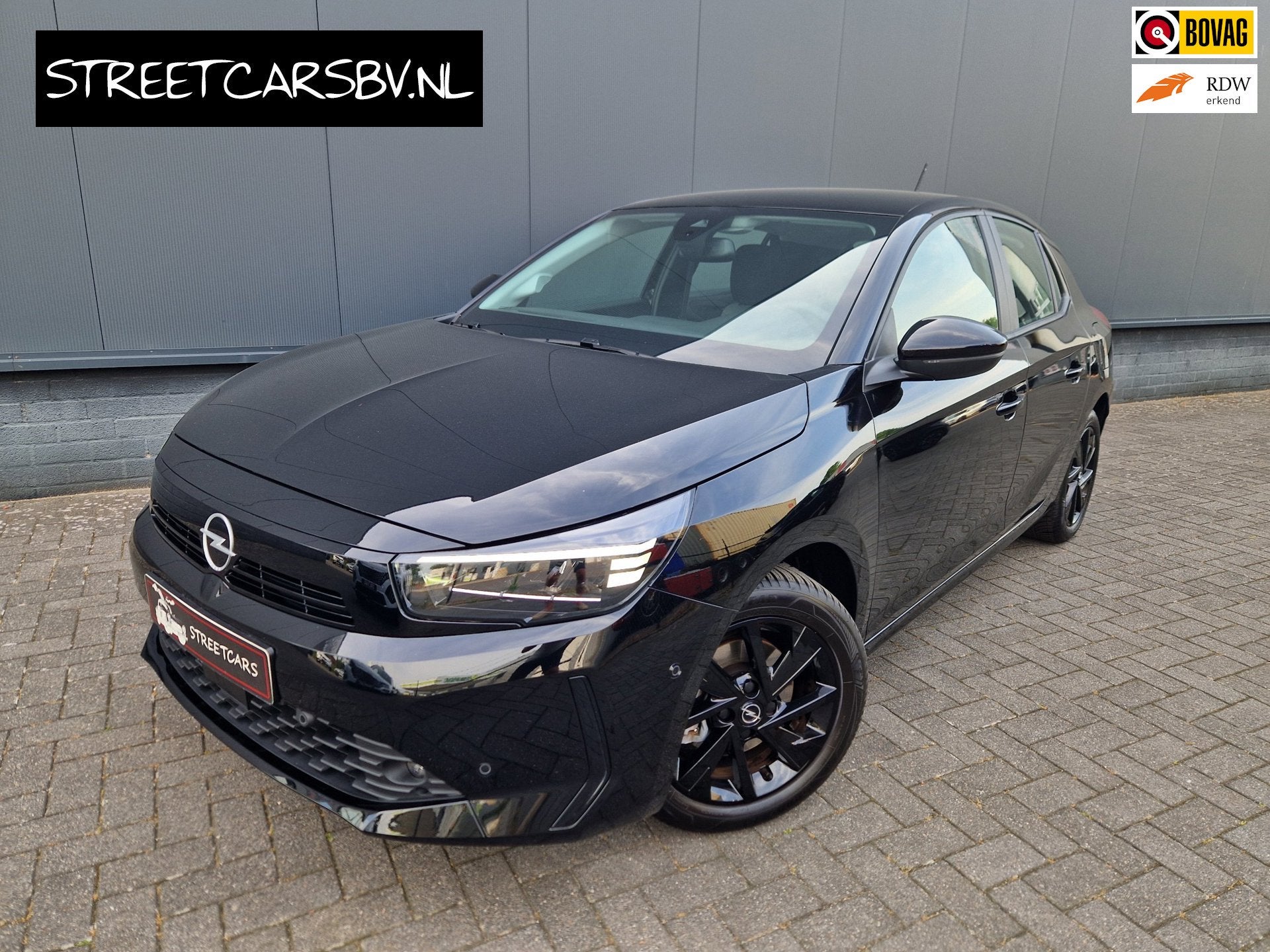 Opel Corsa 1.2 EAT8 101PK Black on Black /Led /Camera, Auto's, Gebruikt, Zwart, Zwart, 3 cilinders
