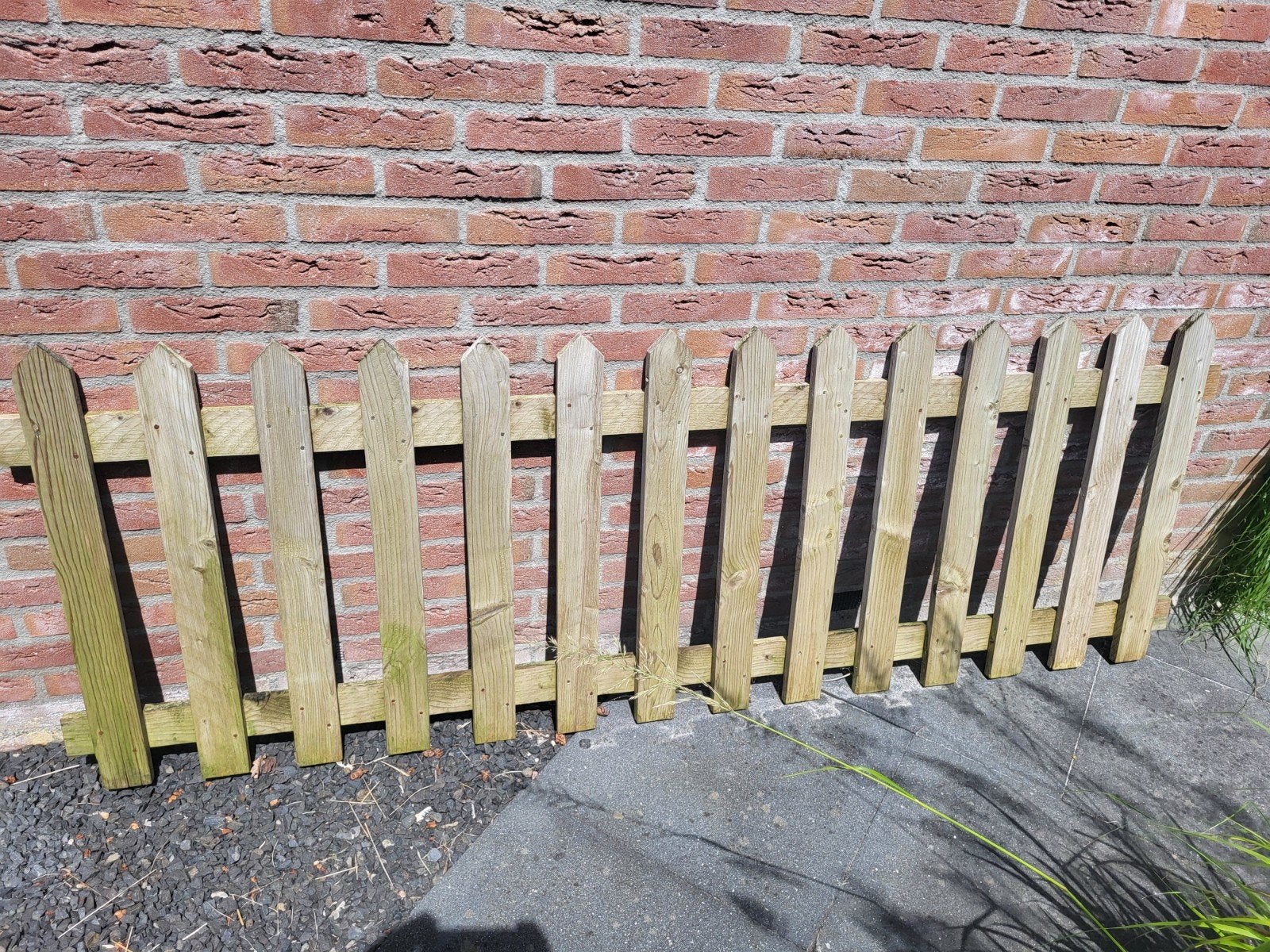 Hekwerk 200x70cm, Tuin en Terras, Ophalen, Gebruikt, Hout, Tuinhek