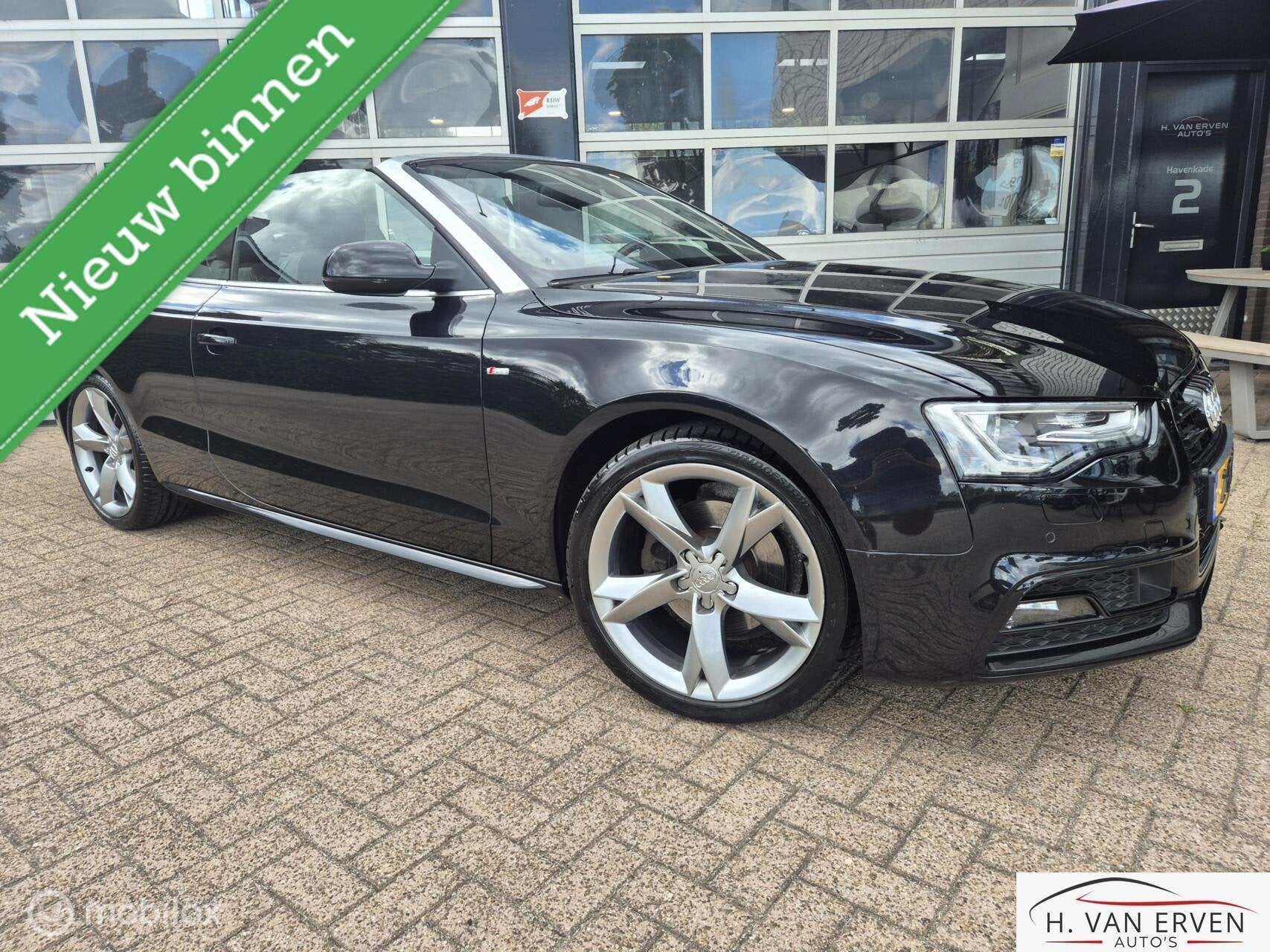Audi A5 Cabriolet 1.8 TFSI S-LINE AUTOMAAT 19" LEDER NAVI, Auto's, Audi, Euro 5, Automatische klimaatregeling, 4 cilinders, Cabriolet
