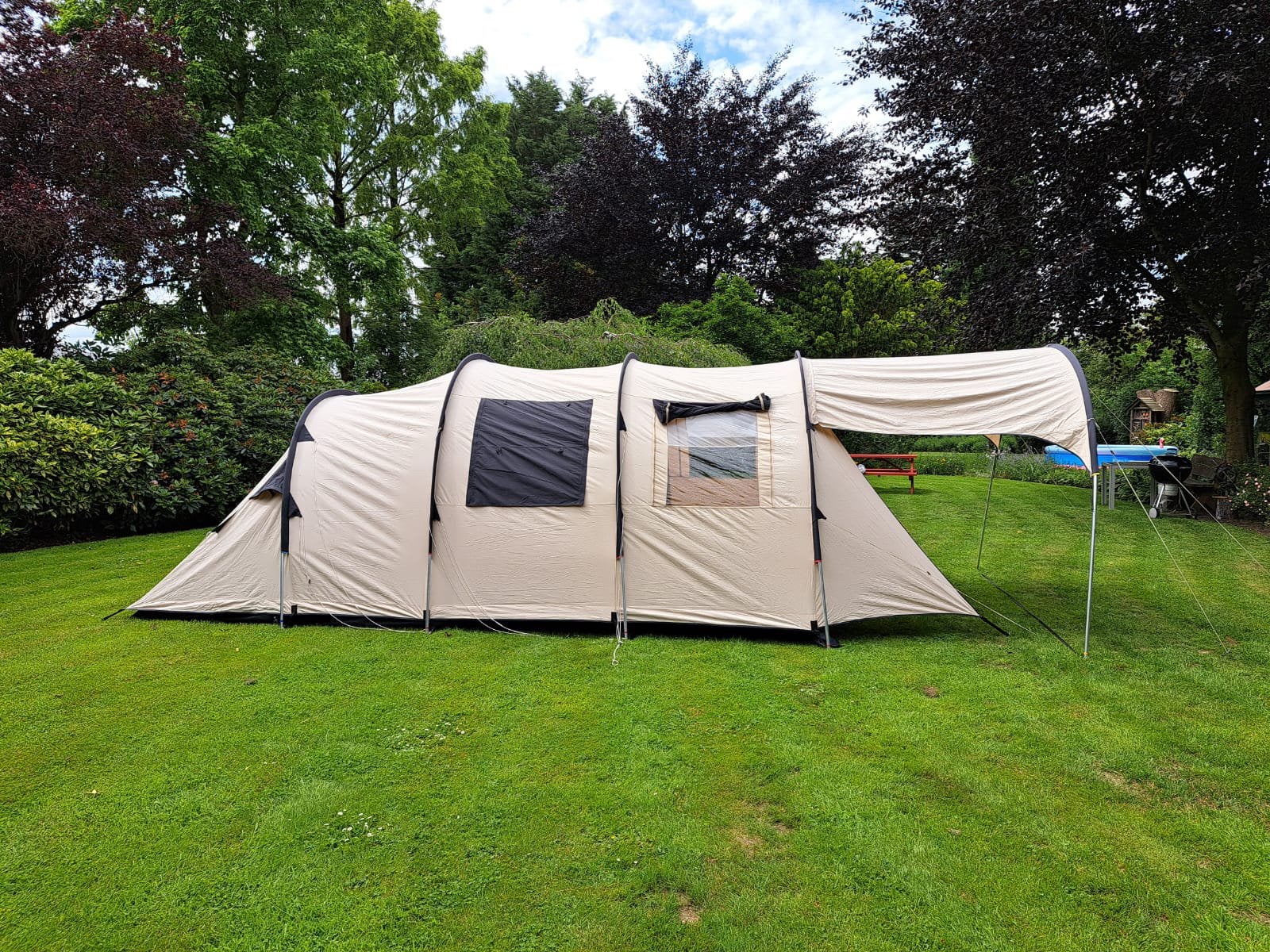 Tent obelink porte ecrole, Caravans en Kamperen, Tenten, Ophalen, Zo goed als nieuw
