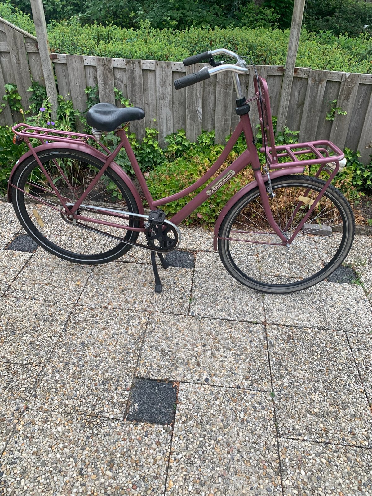 Omafiets Popal, Terugtraprem, Gebruikt, Handrem, 56 cm of meer