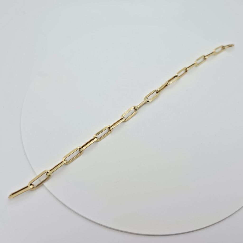 Gouden Armband 14K (585) - 12.06g - 21cm, Ophalen of Verzenden, Zo goed als nieuw, Goud, Goud