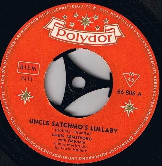 Louis Armstong - Uncle Satchmo's Lullaby (Single), Cd's en Dvd's, Vinyl Singles, Gebruikt, Jazz en Blues, Overige typen, 7 inch