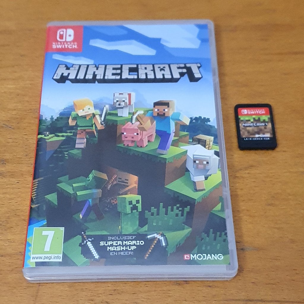 SWITCH | Minecraft, Spelcomputers en Games, Games | Nintendo Switch, Avontuur en Actie, Gebruikt, Ophalen of Verzenden, 3 spelers of meer