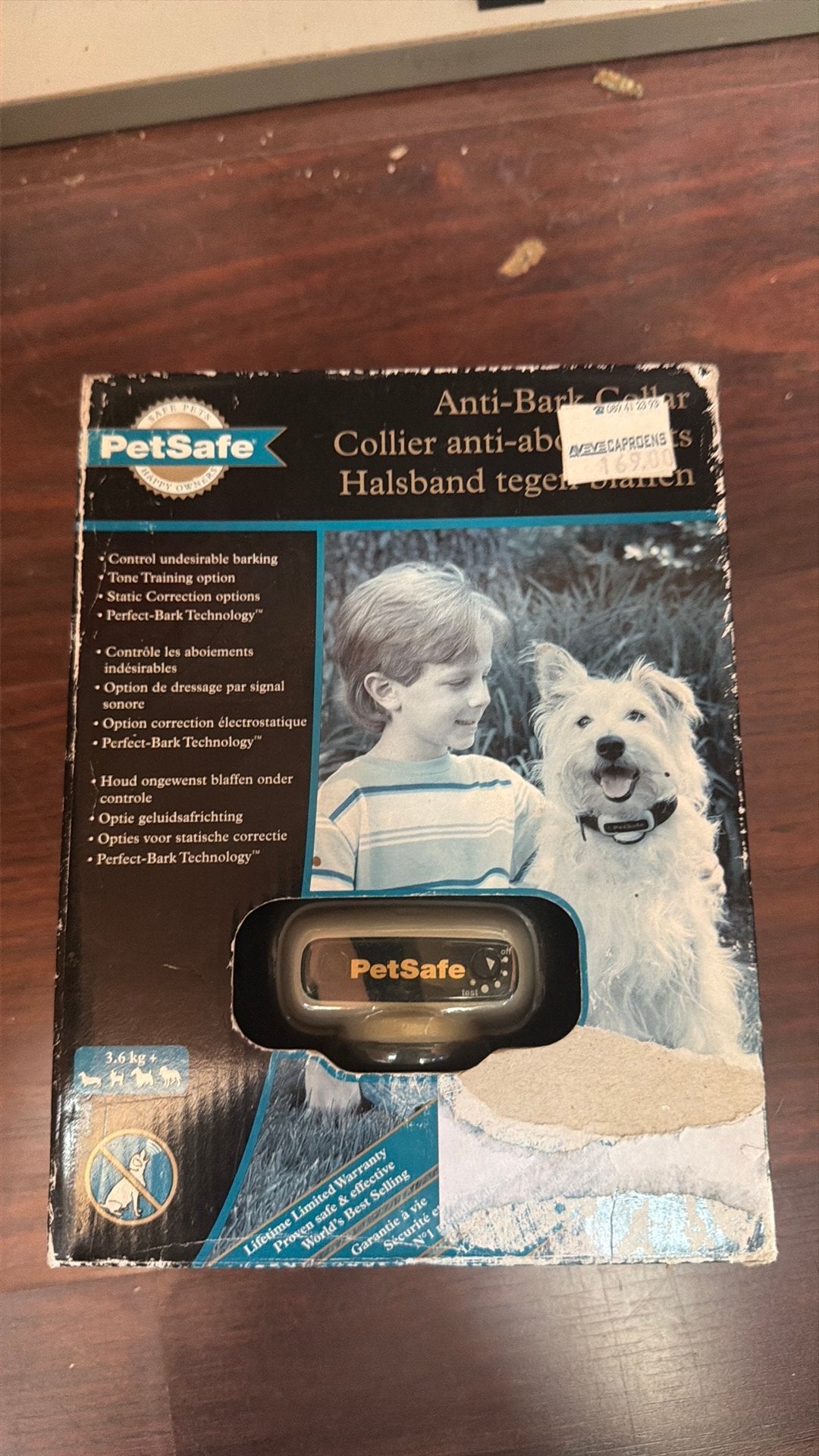 Petsafe Anti-blaf verstelbare hondenhalsband  met 6 niveaus, Nieuw, Ophalen of Verzenden, Onb, Onb