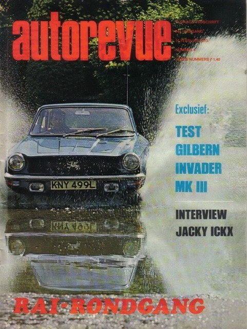 Autorevue 4 1973 : Gilbern Invader Mark III - Jacky Ickx, Ophalen of Verzenden, Gelezen, Algemeen